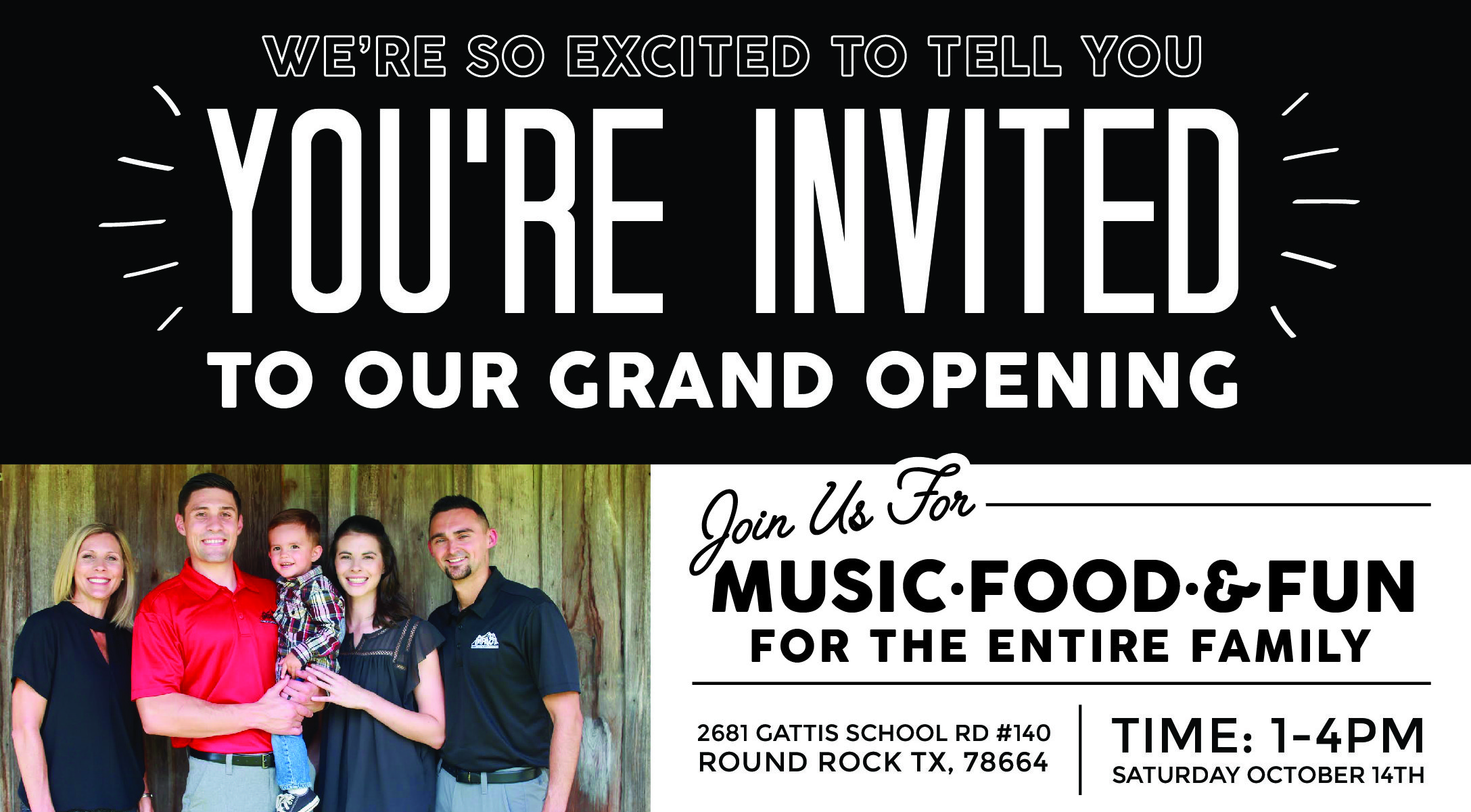 You're invited to impact Family Chirorpractic's Grand Opening Even!